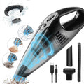Powerful Portable Car Vacuum Cleaner - High Performance Corded Handheld Duster for Effortless Car and Home Cleaning in Stylish Black