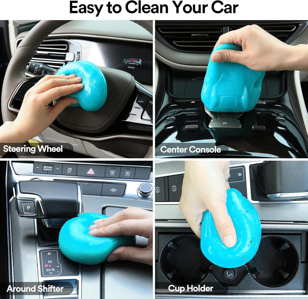 Car Cleaning Gel Car Clean Putty, Universal Car Interior Cleaner Slime, Perfect Cleaning Kit Supplies, Auto Detailing Tools Car Accessories, Dust Remover Gifts for Men Women