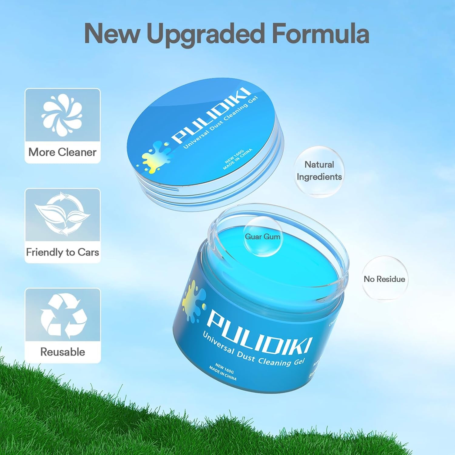 Car Cleaning Gel Car Clean Putty, Universal Car Interior Cleaner Slime, Perfect Cleaning Kit Supplies, Auto Detailing Tools Car Accessories, Dust Remover Gifts for Men Women