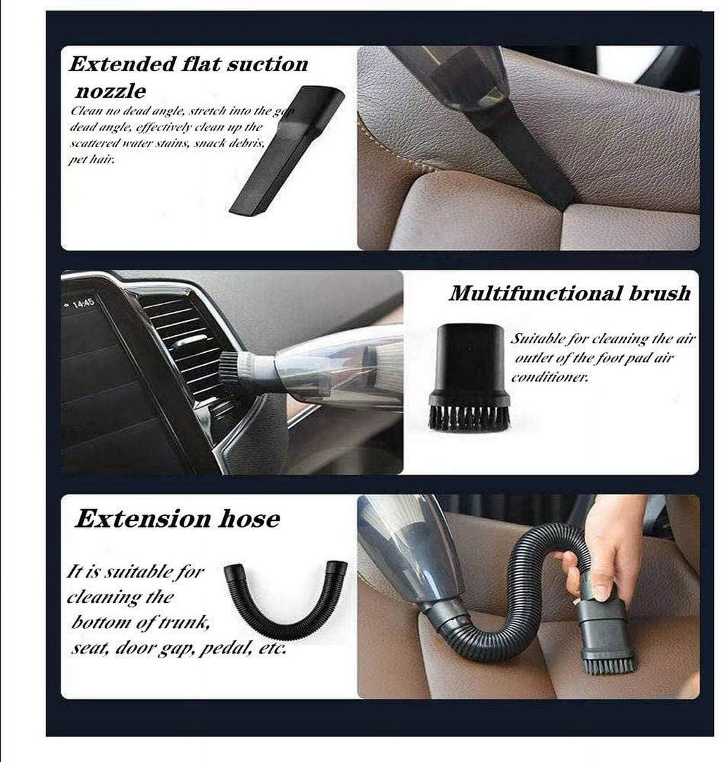 Ultimate Car Cleaning Kit: High Power Vacuum, Microfiber Towels, and Complete Detailing Accessories for a Spotless Interior and Exterior